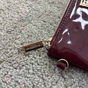 Liz Claiborne Glossy Maroon Wallet
